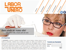 Tablet Screenshot of laboruniao.com.br